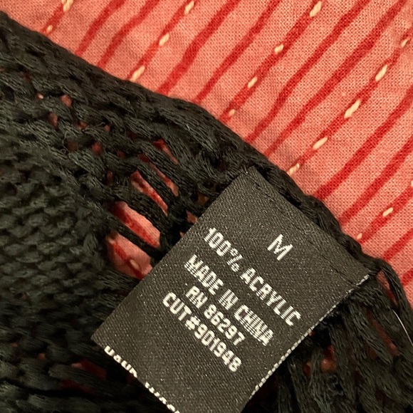 BCBGMaxAzria medium Womens New with tags Black Open-Knit Sweater - Picture 7 of 16